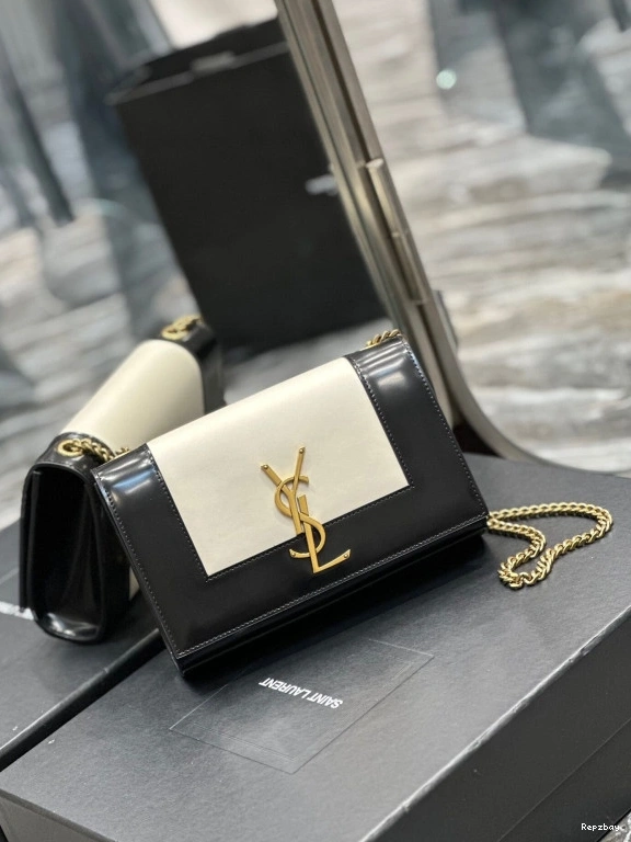 Repzbay REP leather bag small YSL Kate shoulder two-tone 0725